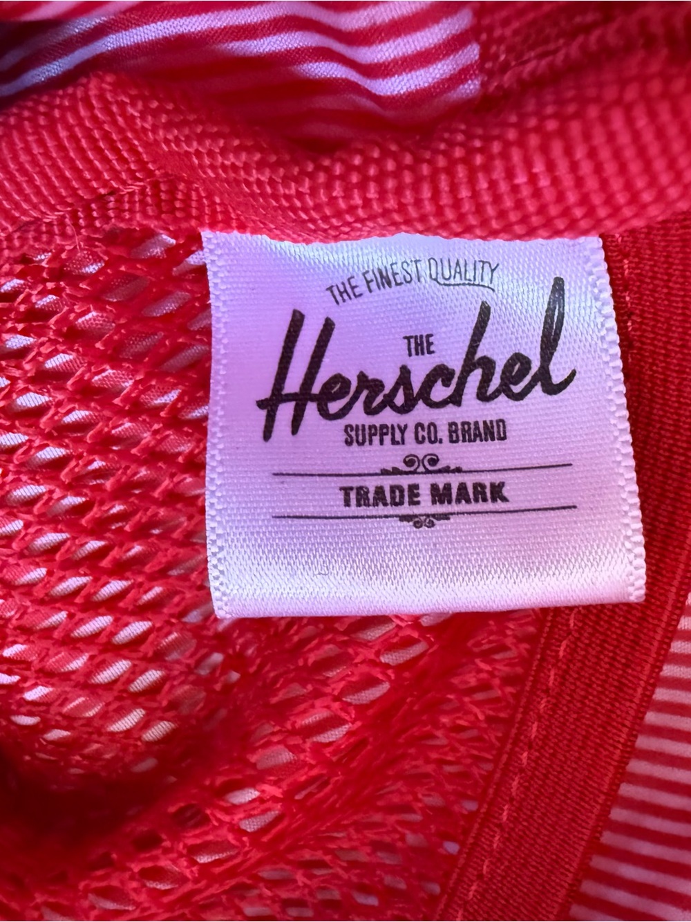 Herschel Supply Co Novel Red Navy Colorblock Duffle Weekender Bag OS - Picture 9 of 16